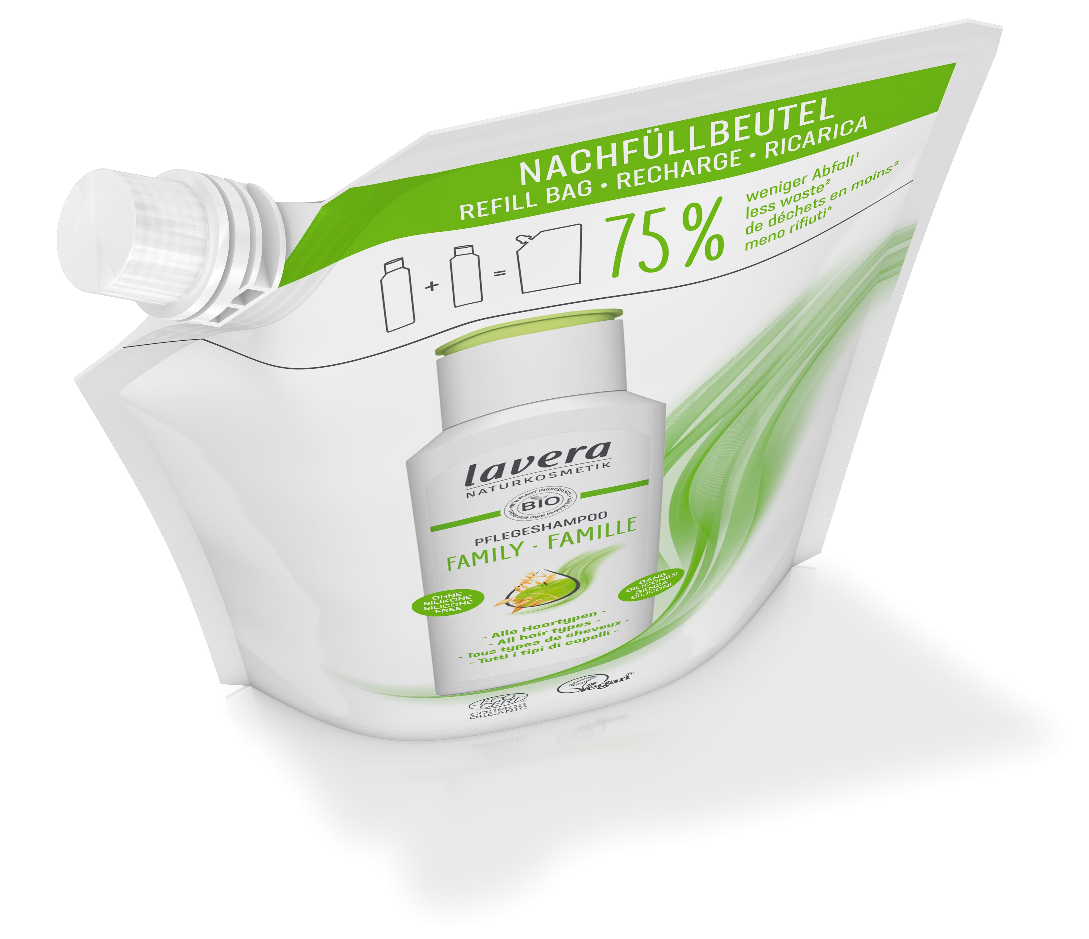 lavera Refill bag Shampoo Family