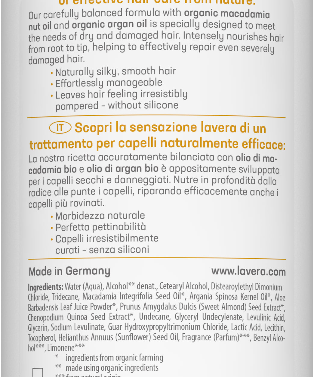 lavera Conditioner Repair & Deep Care