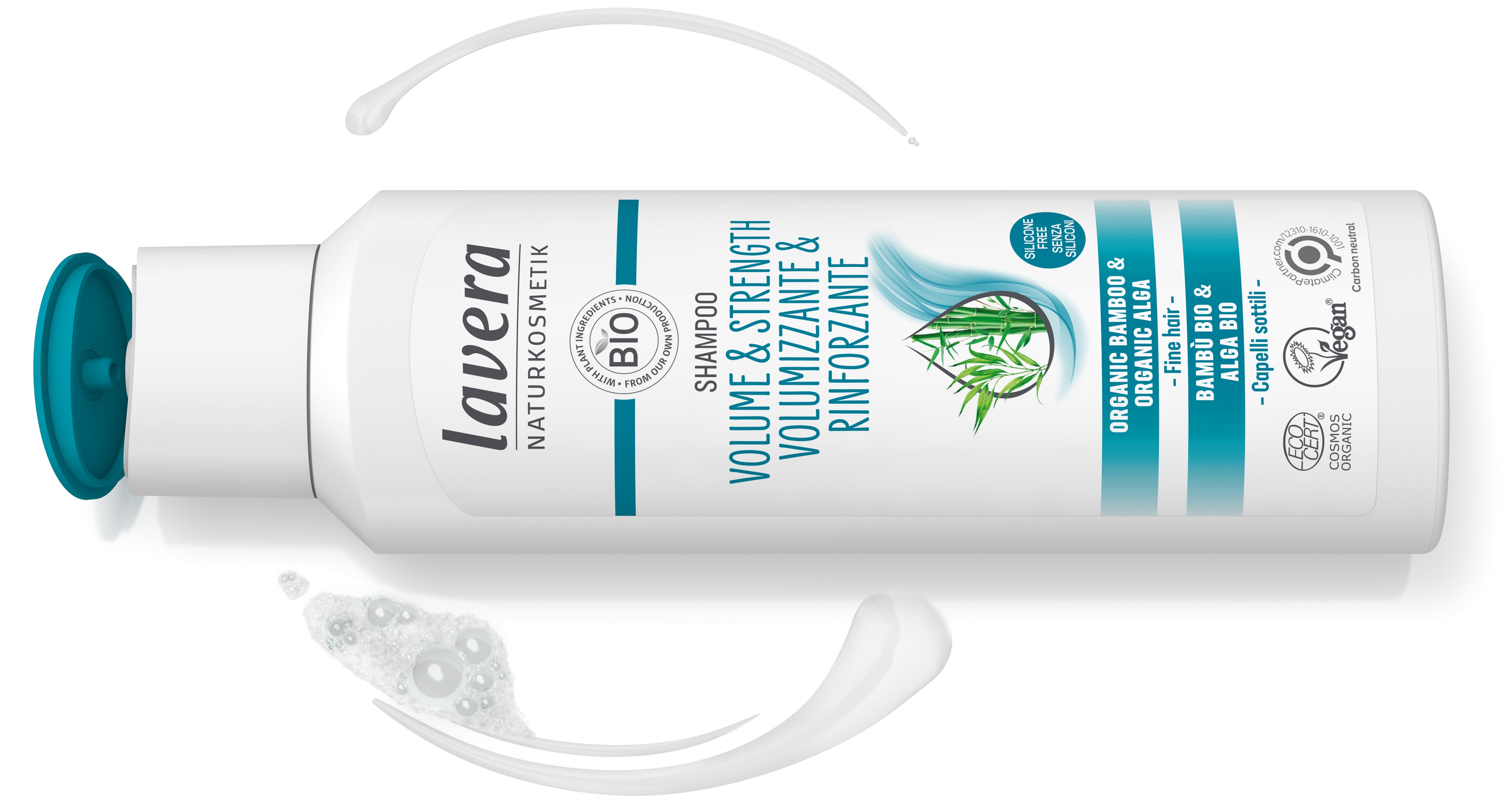lavera Pflegeshampoo Volumen & Kraft