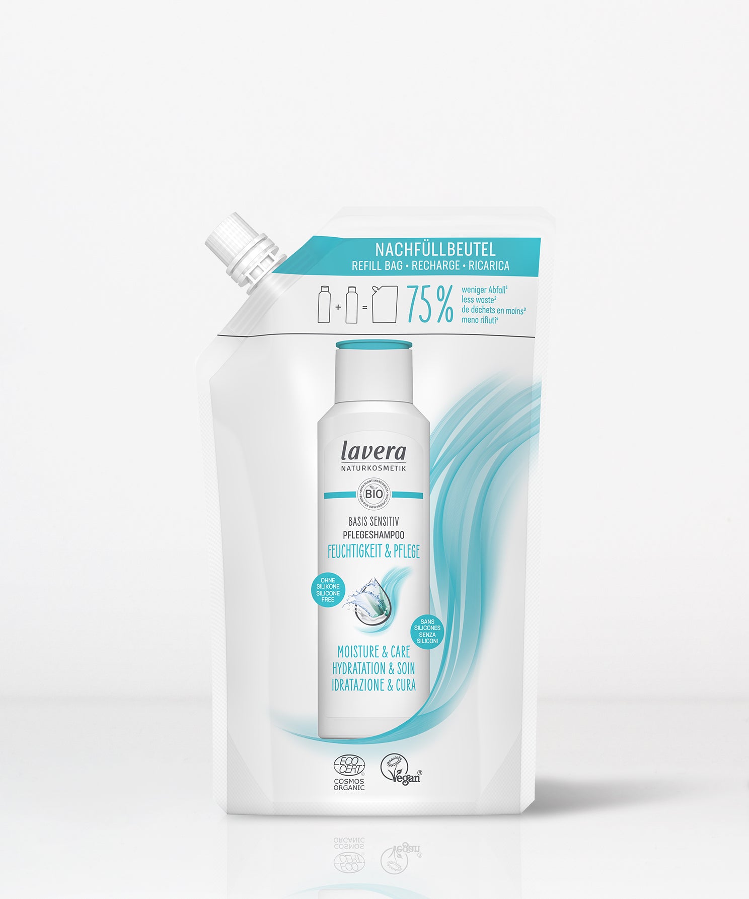lavera Refill bag basis sensitive Shampoo Moisture & Care