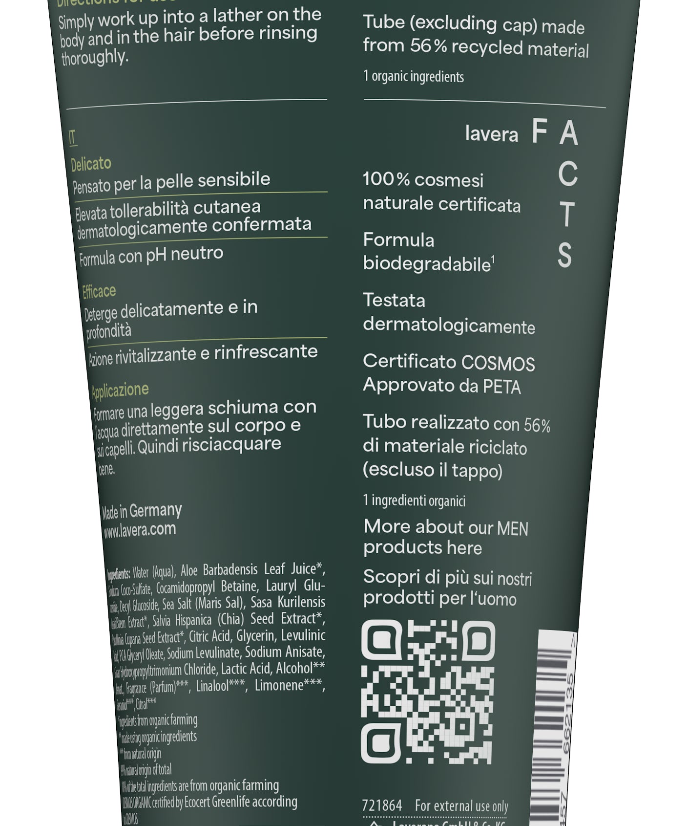 lavera Men sensitive 3in1 Shower Gel