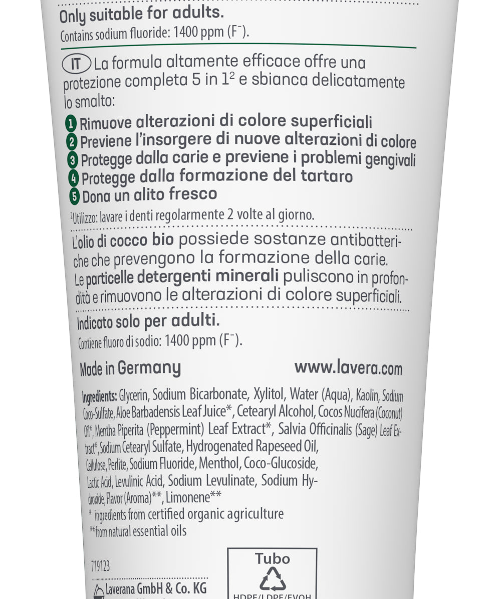 lavera Toothpaste Sensitive Whitening