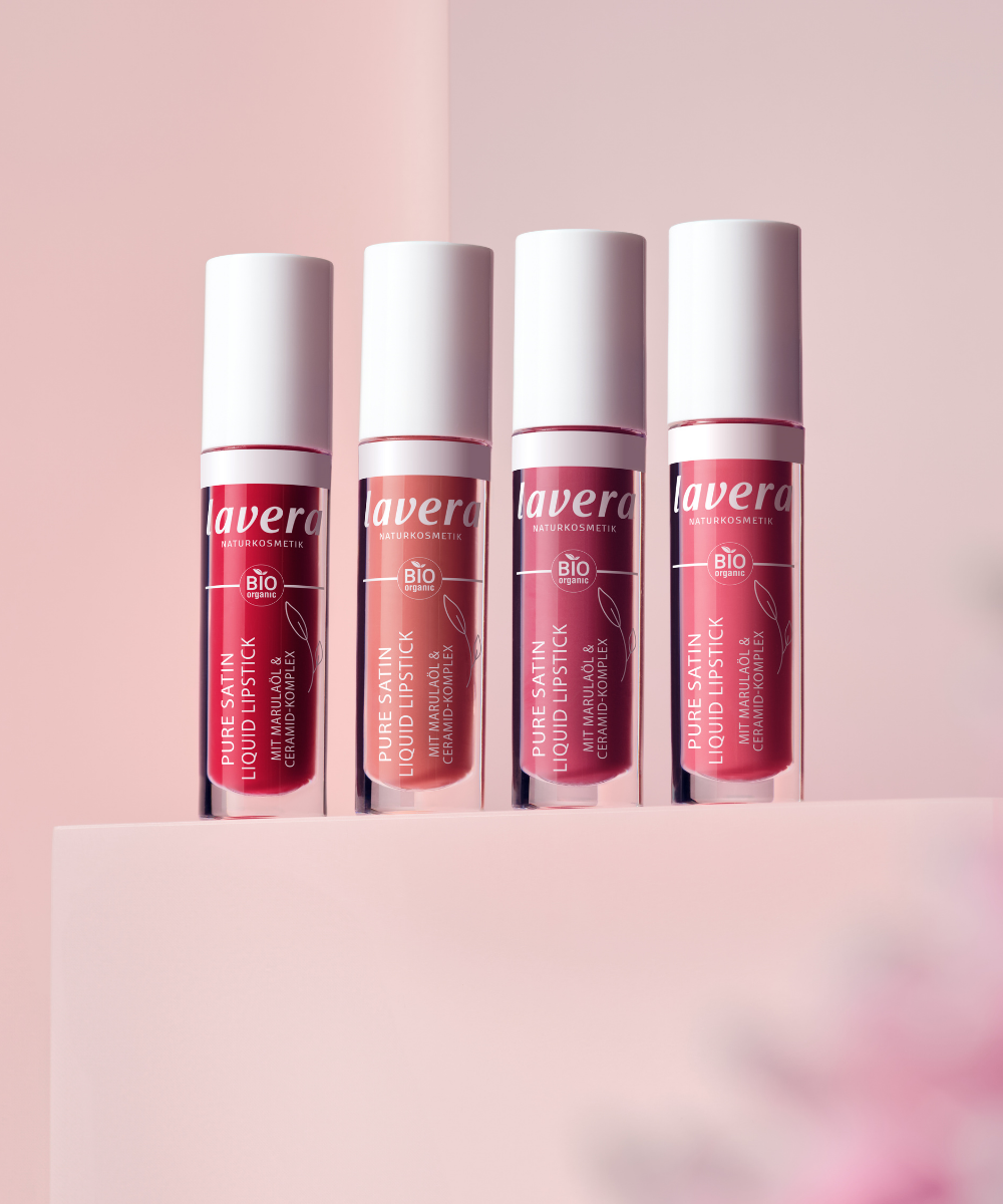 lavera Pure Satin Liquid Lipstick -Nude Petal 02-
