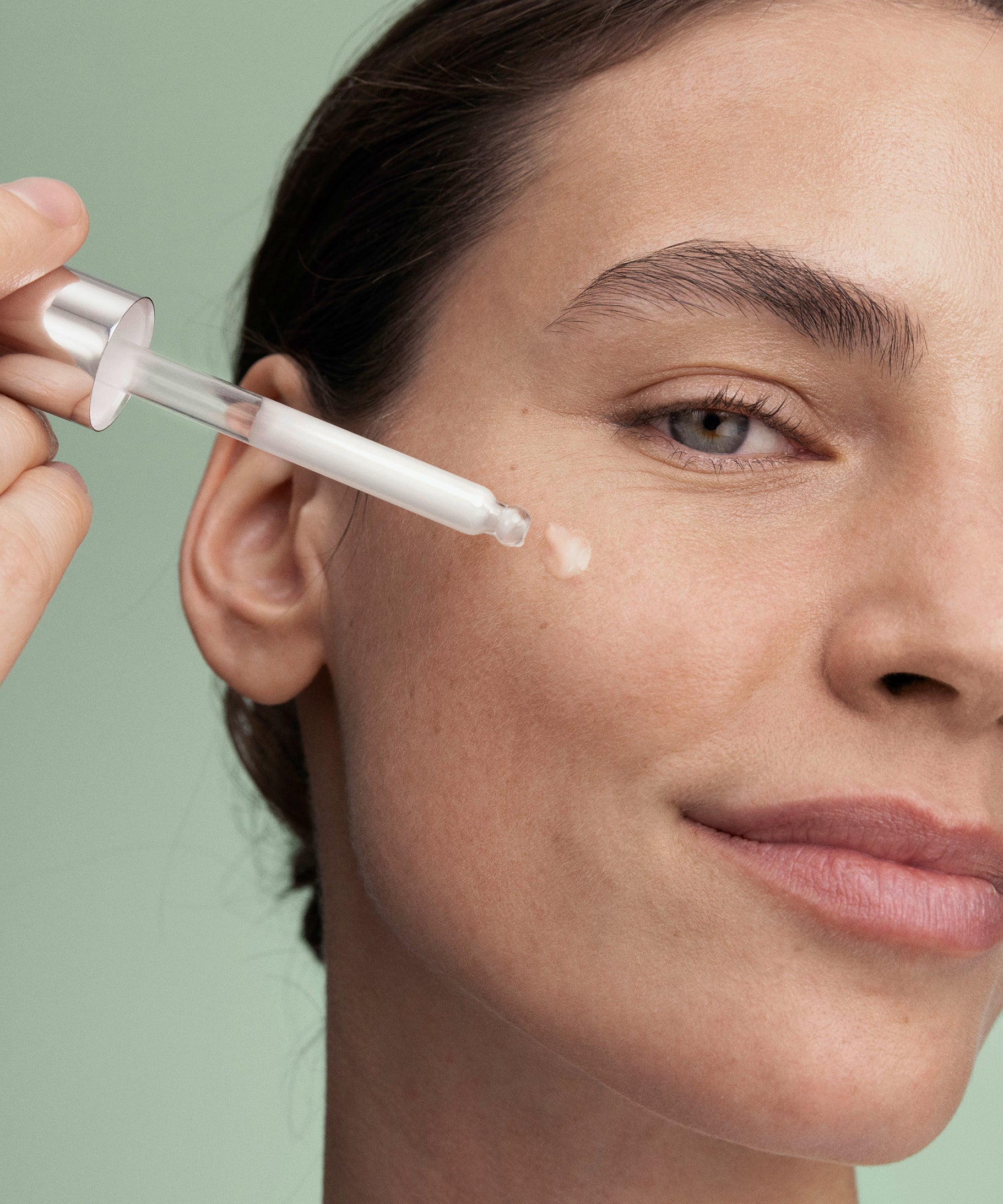 lavera Pure Beauty Serum during application