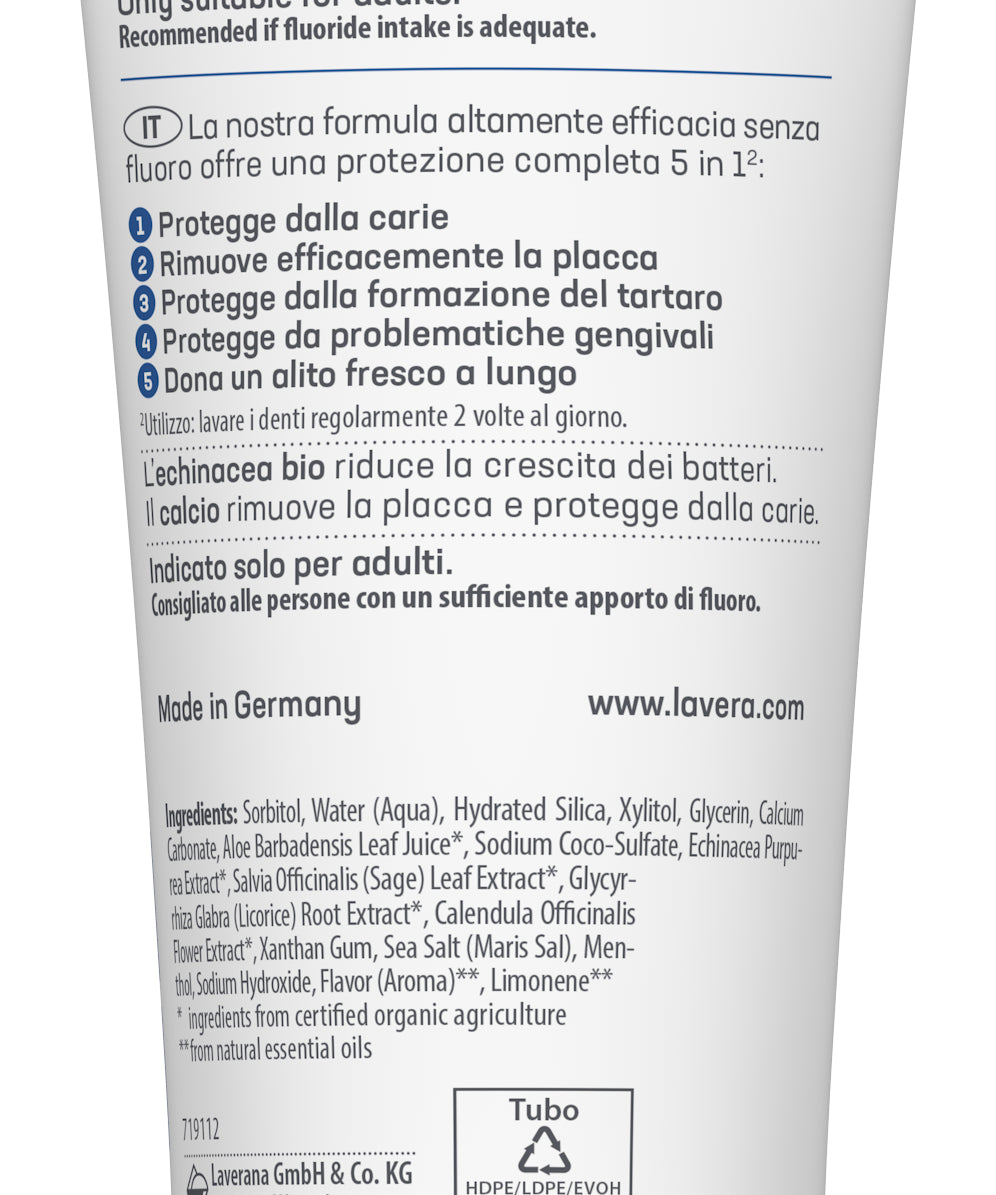 lavera Toothpaste Complete Care Fluoride-Free
