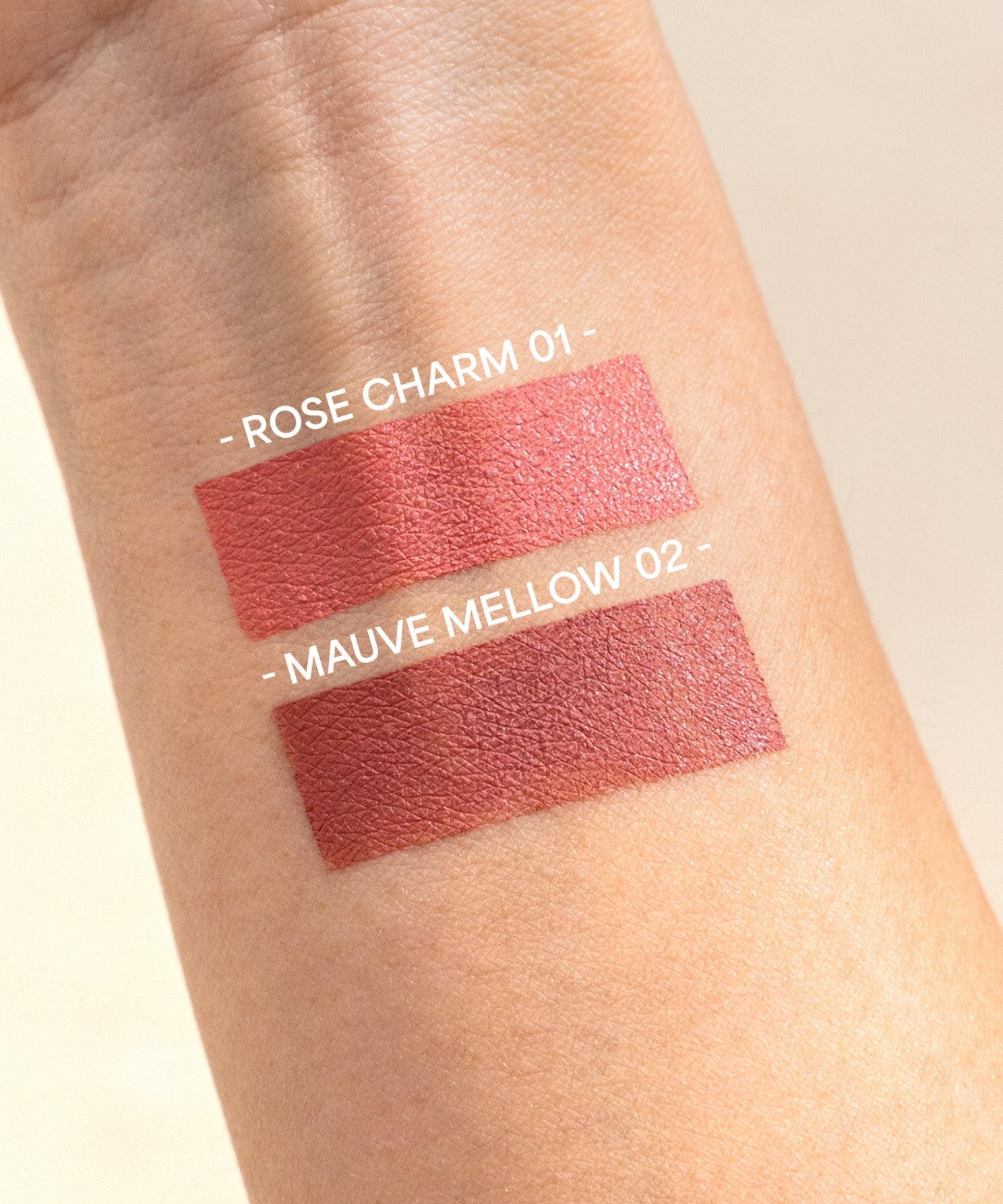 lavera Floral Cream Blush -Mauve Mellow 02- during application