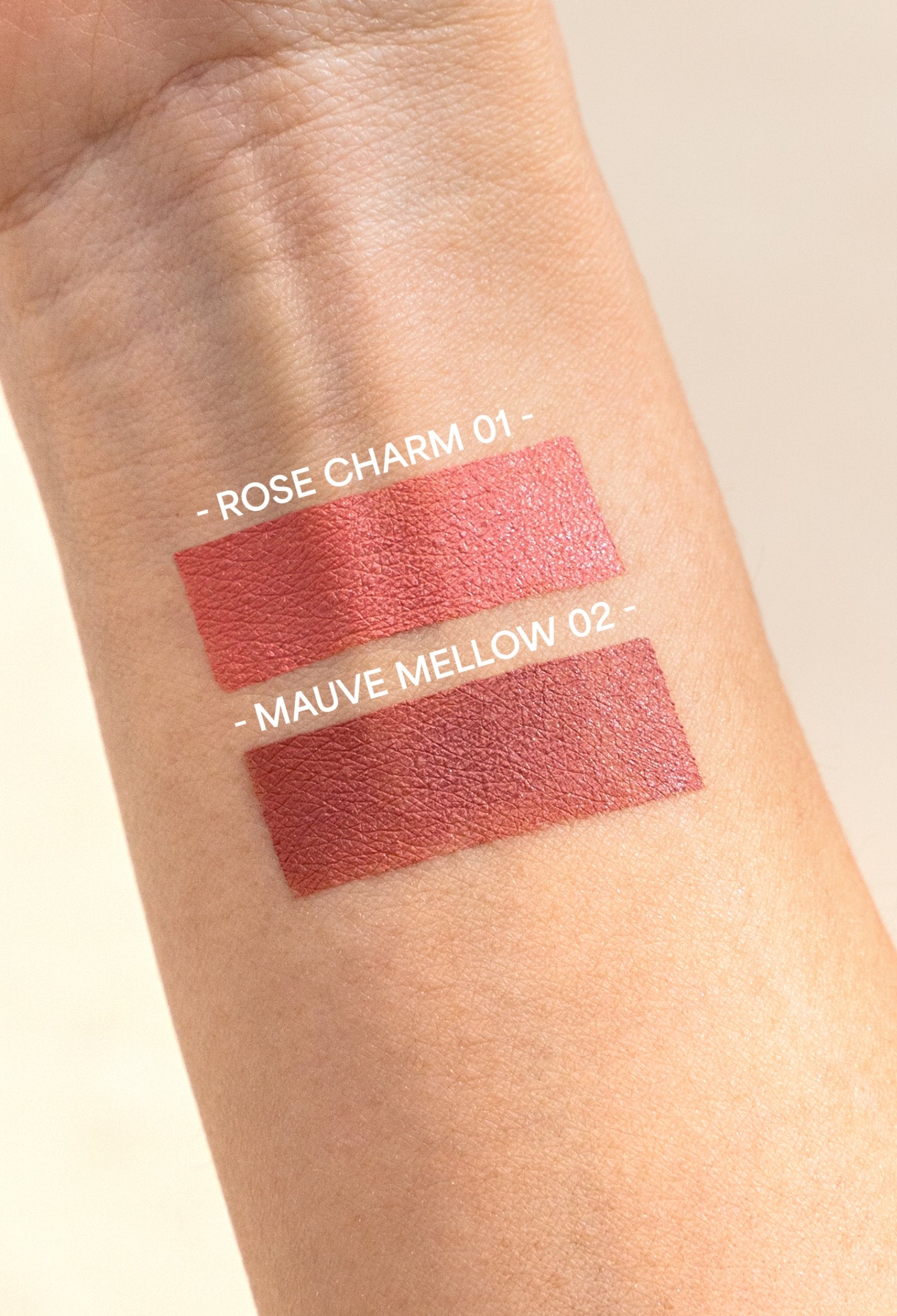 lavera Floral Cream Blush -Mauve Mellow 02- during application