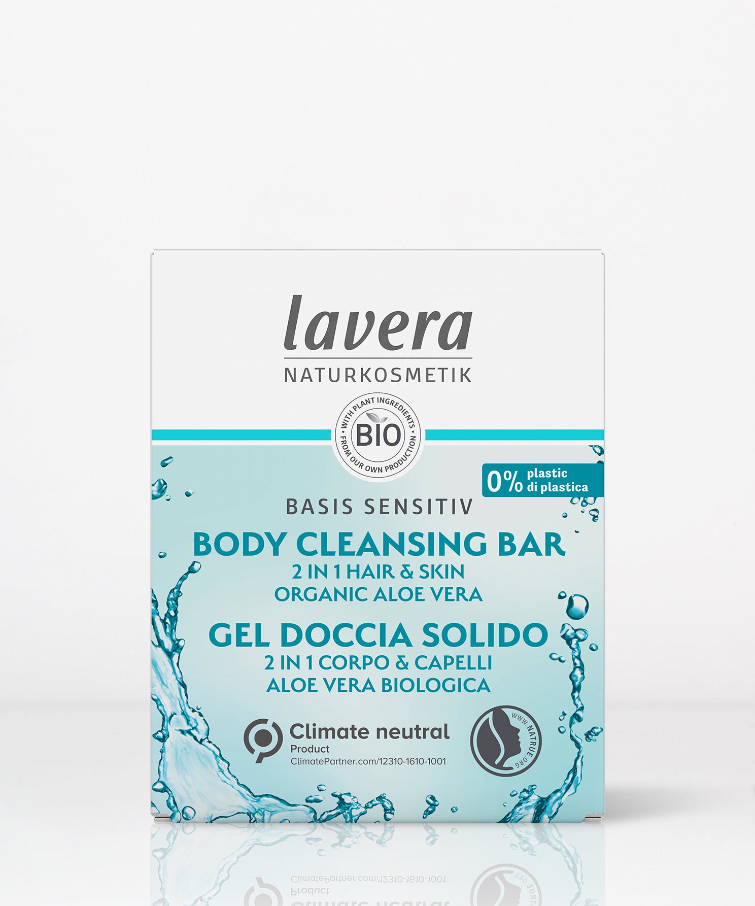 lavera Body Cleansing Bar 2 in 1 basis sensitiv