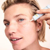lavera basis sensitive Anti-Ageing Eye Cream Q10 during application