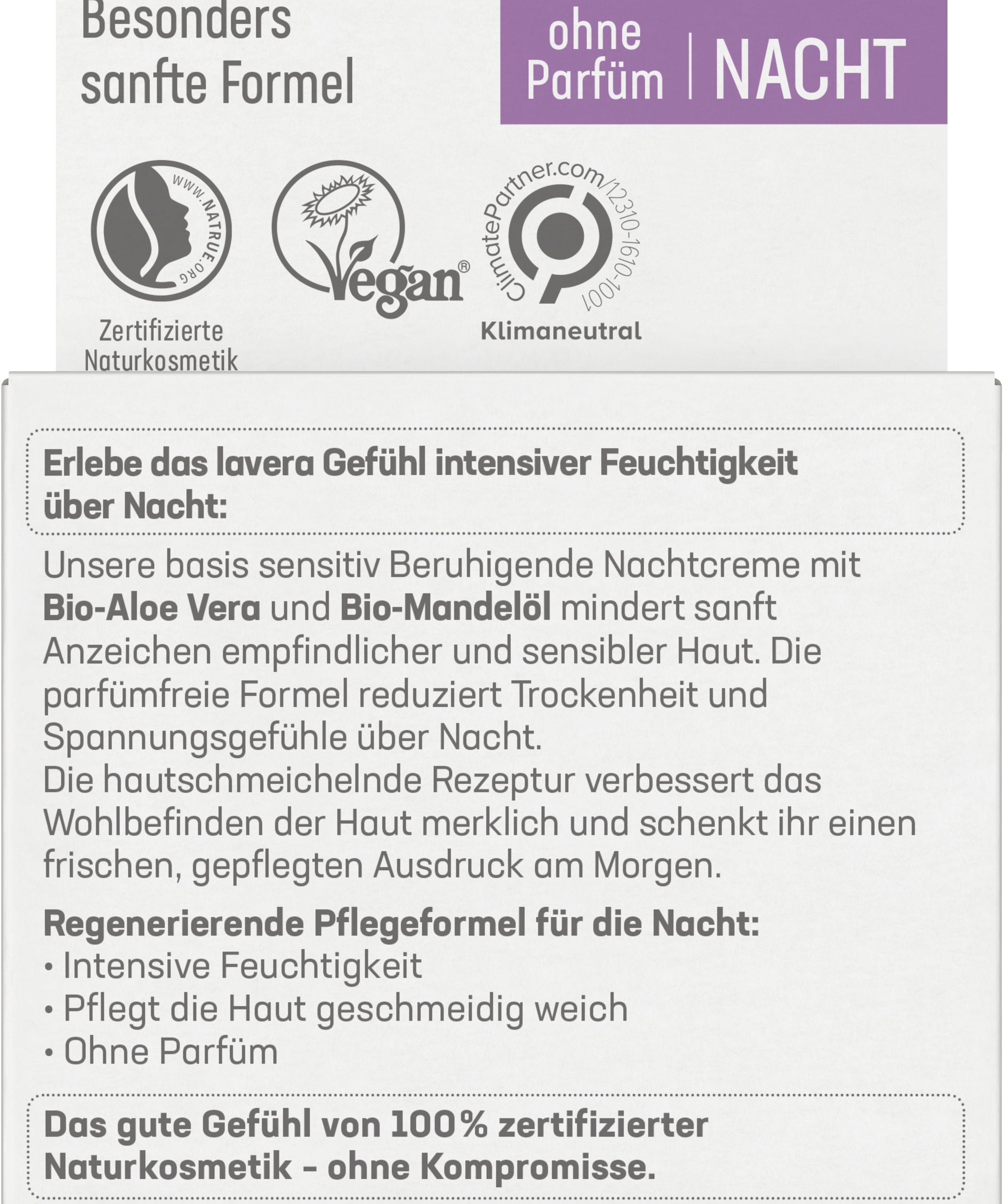 lavera basis sensitiv Calming Night Cream