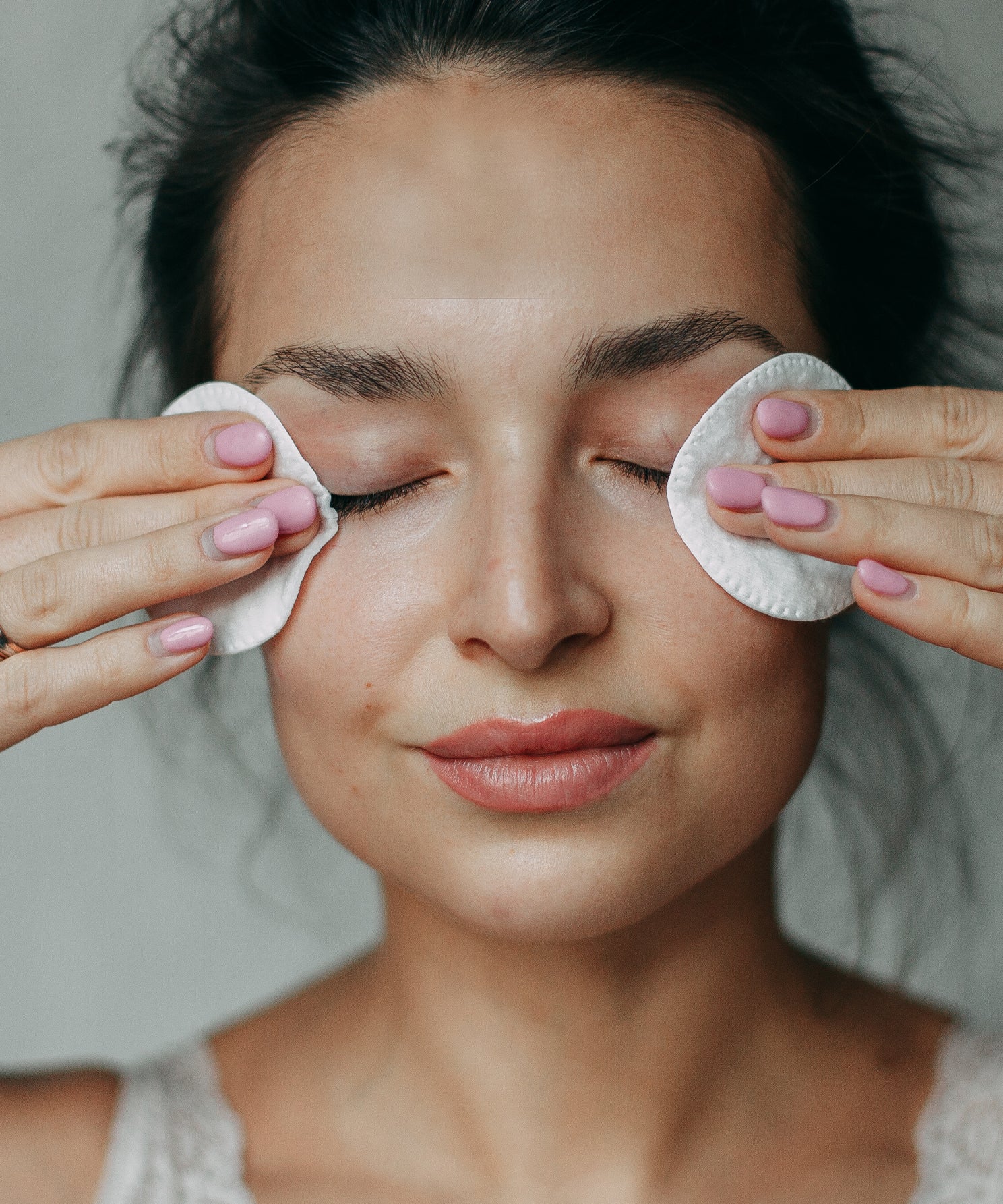 lavera Soft Eye Make-up Remover during application