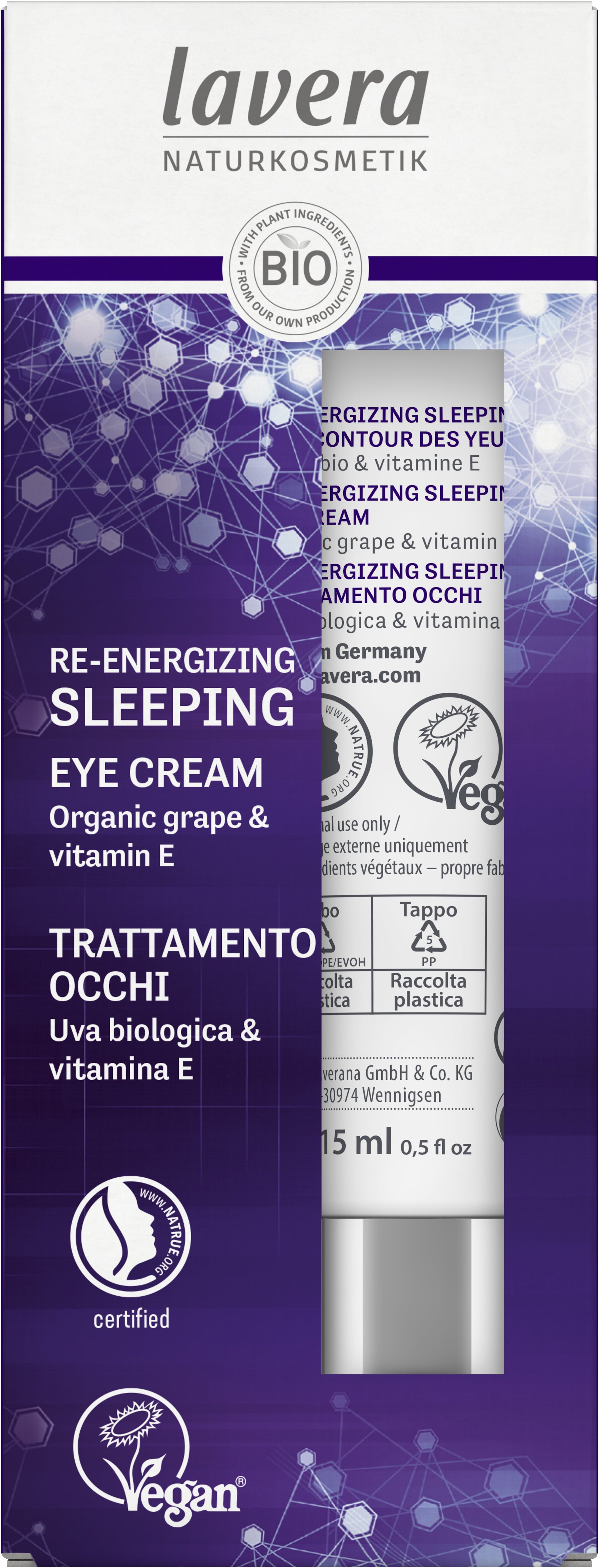 lavera Re-Energizing Sleeping Augenpflege
