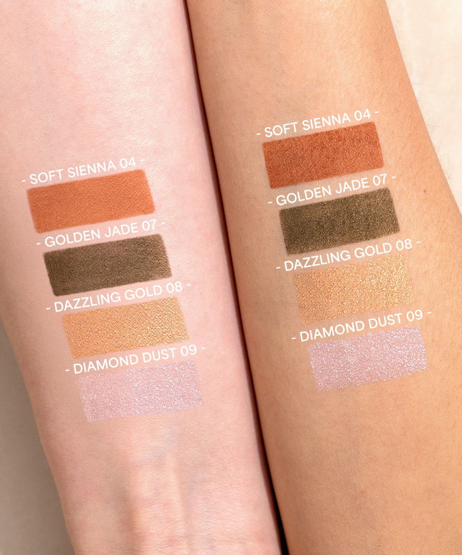 lavera Signature Colour Eyeshadow -Diamond Dust 09- during application