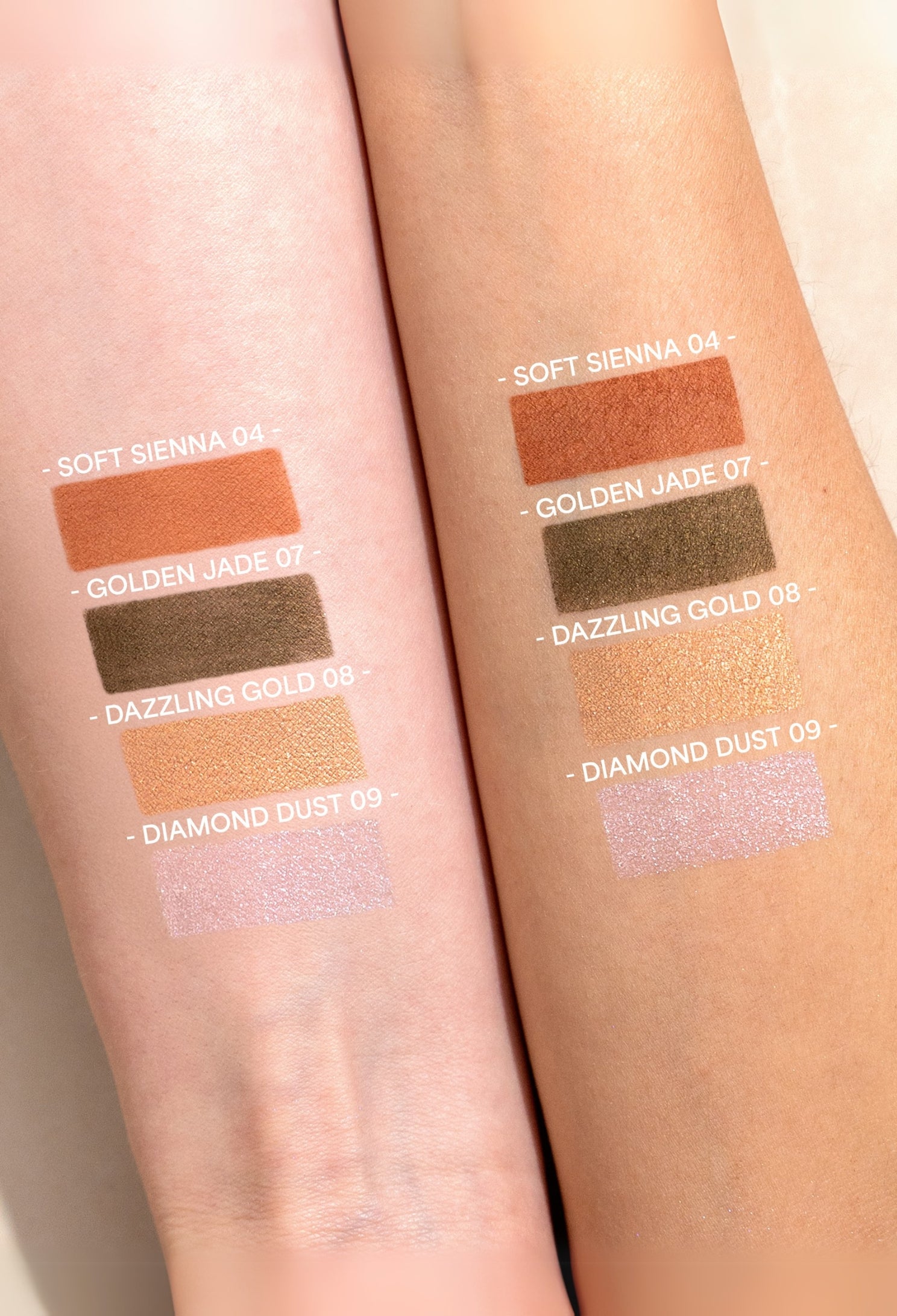 lavera Signature Colour Eyeshadow -Diamond Dust 09- during application