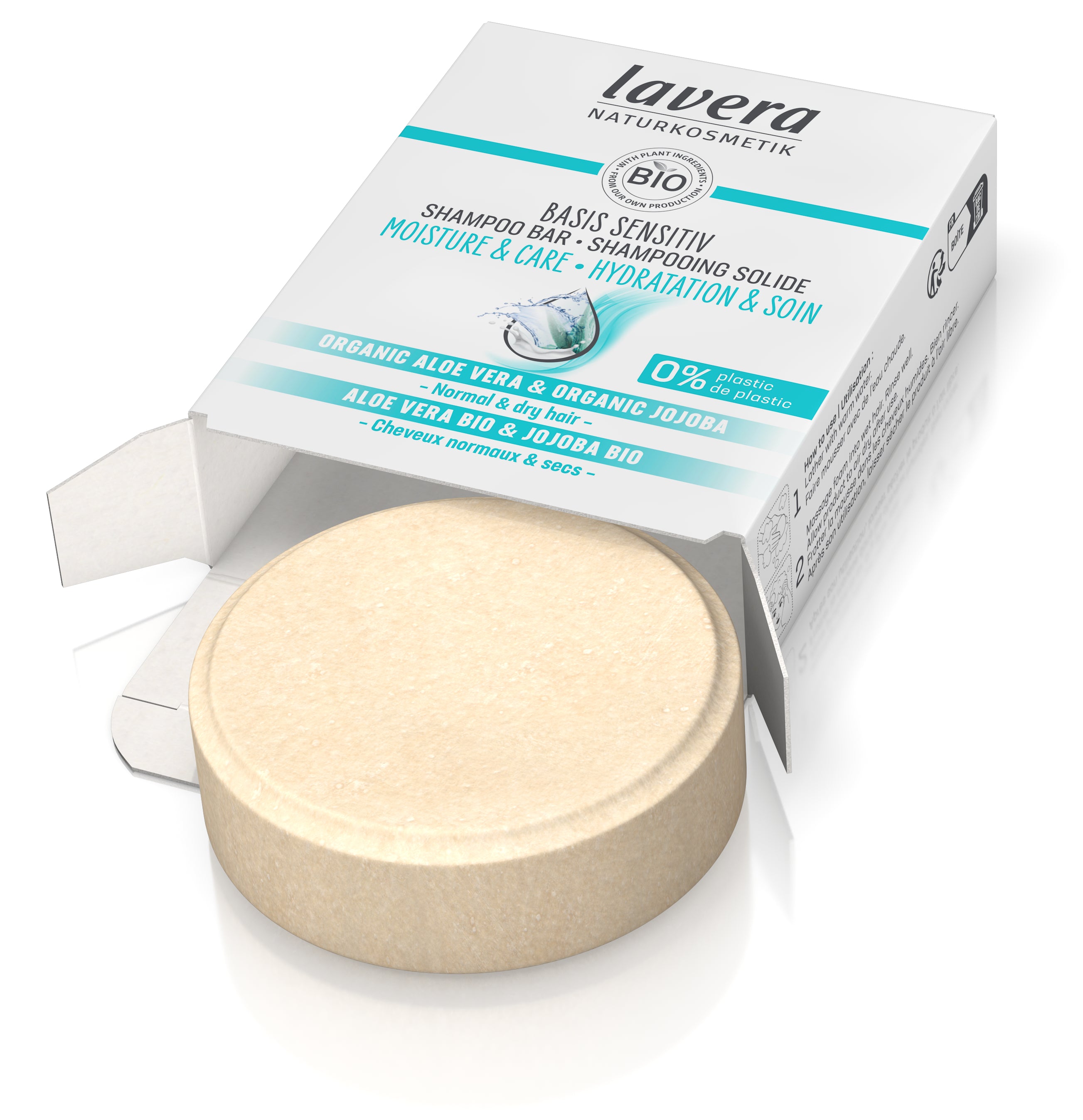 lavera Shampoo bar basis sensitive Moisture & Care